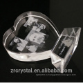 Персонализированные 3D лазерная гравировка K9 наград ясно Хрустальное сердце кристалл рождения, Свадебные подарки сувениры